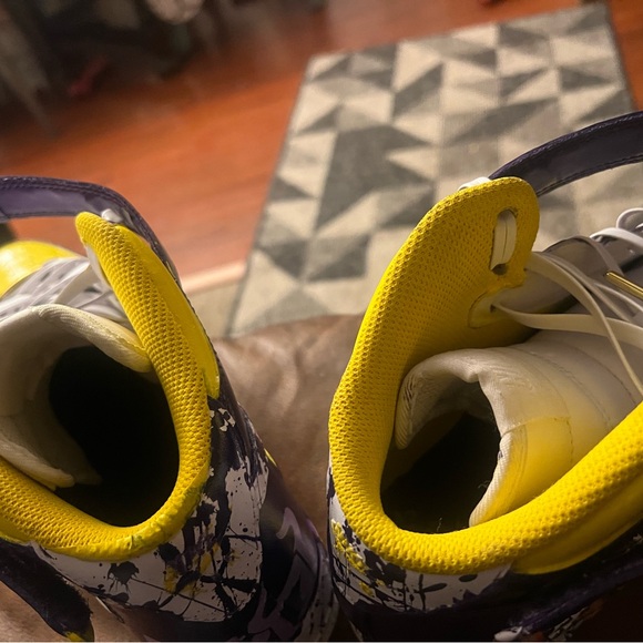 CUSTOM HAND PAINTED “ SKOL AF1s “ sneakers Men’s 9.5 - Picture 11 of 13